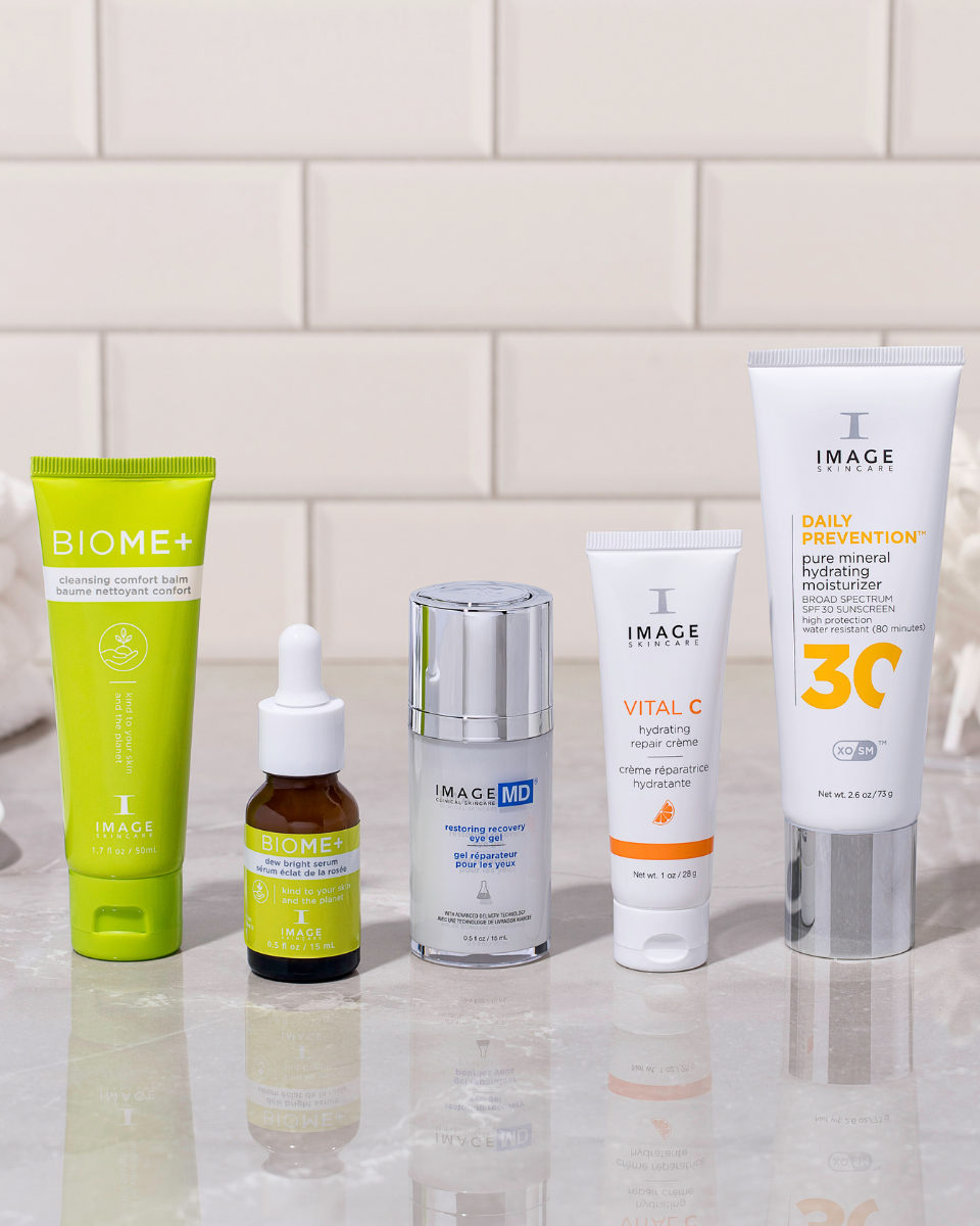 IMAGE Skincare Post-Injectable Skincare System Bottles