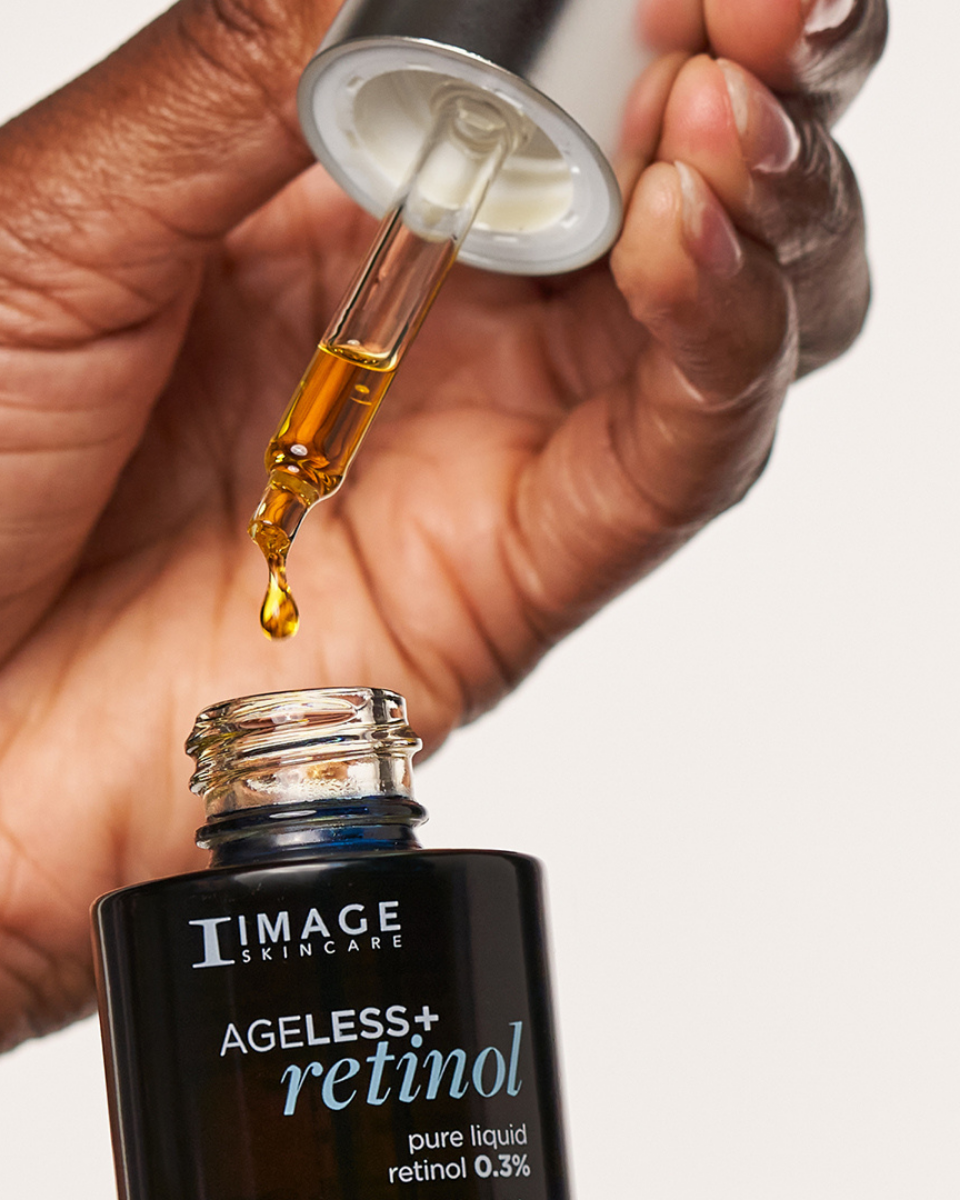 IMAGE Skincare AGELESS+ 0.3% retinol dropper bottle – medium-strength anti-aging serum
