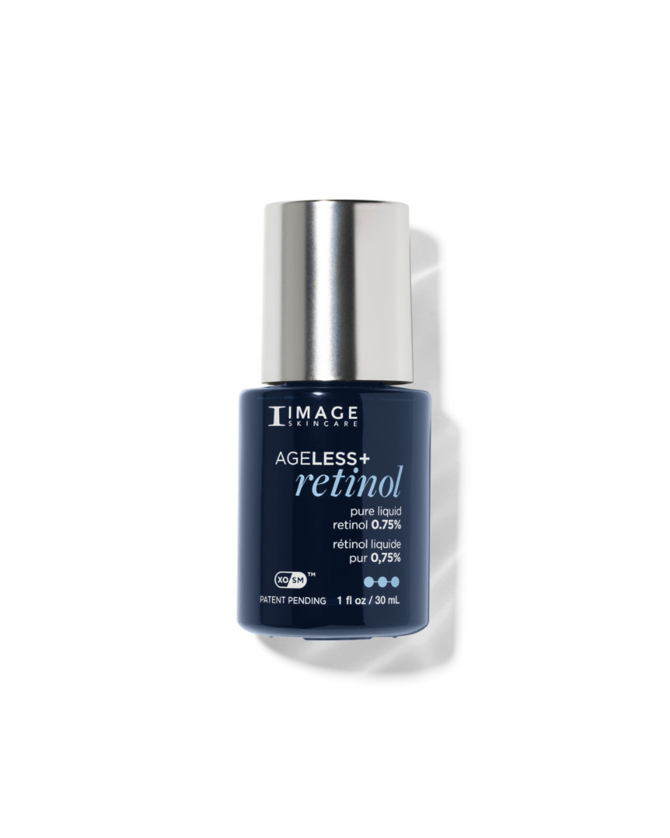 IMAGE AGELESS+ retinol 0.75% serum bottle – high-strength anti-aging skincare