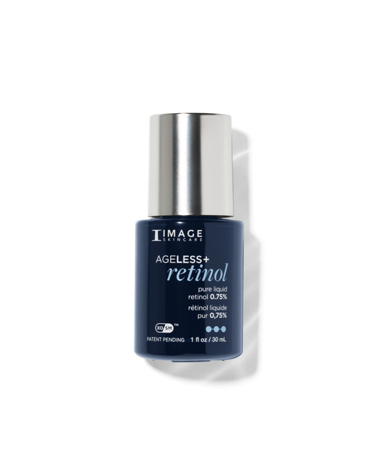 IMAGE AGELESS+ retinol 0.75% serum bottle – high-strength anti-aging skincare