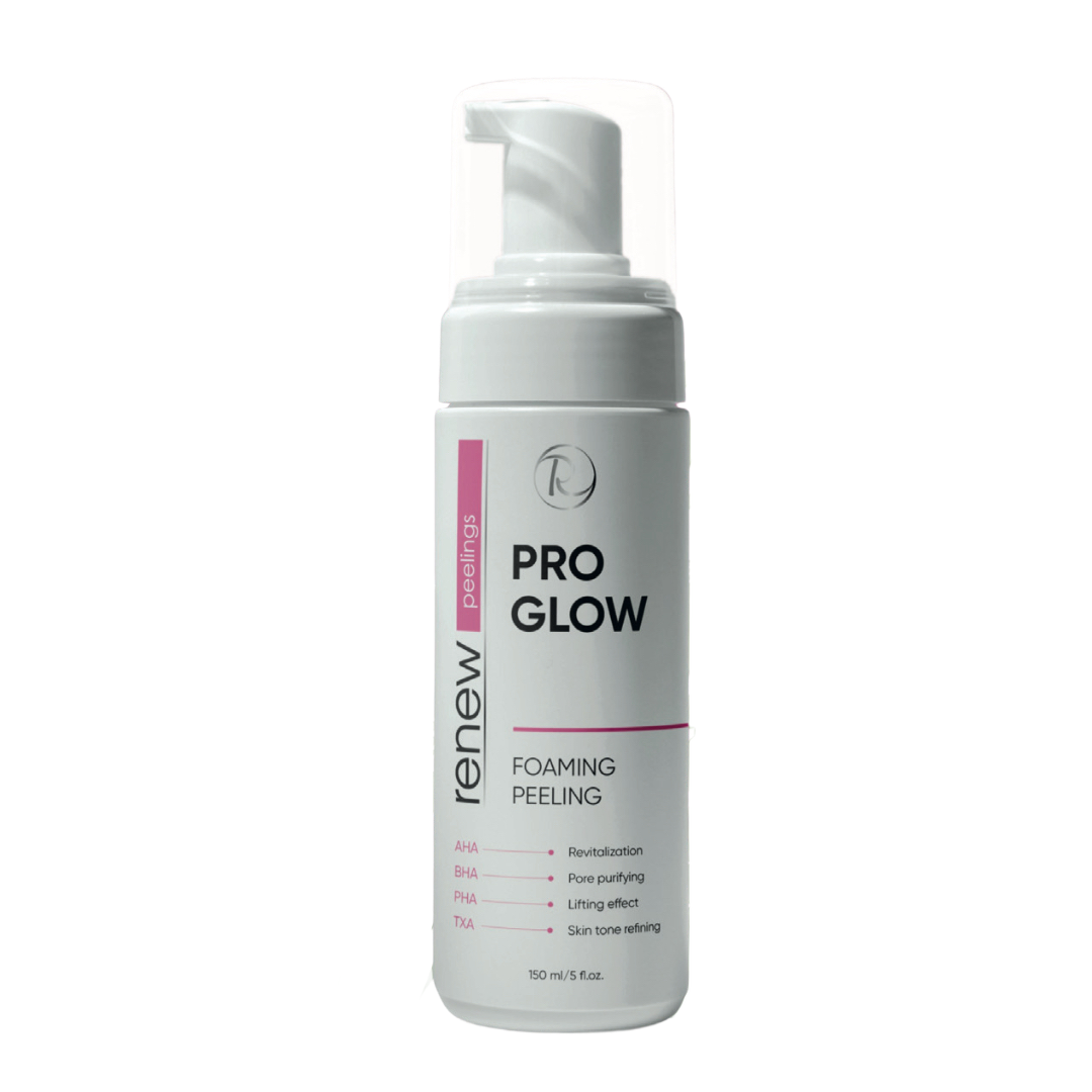 Renew Pro Glow Foaming Peeling bottle – deep cleansing and rejuvenation