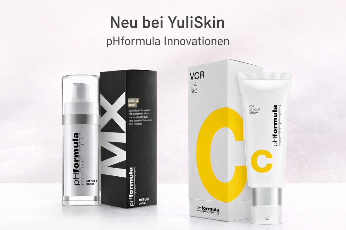 Zwei innovative pHformula Pflegeprodukte für sichtbar ausgeglichene Haut