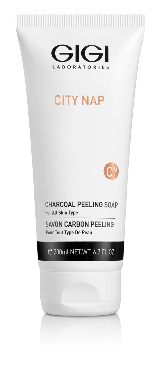 CITY NAP Peeling-Seife mit Aktivkohle 200ml