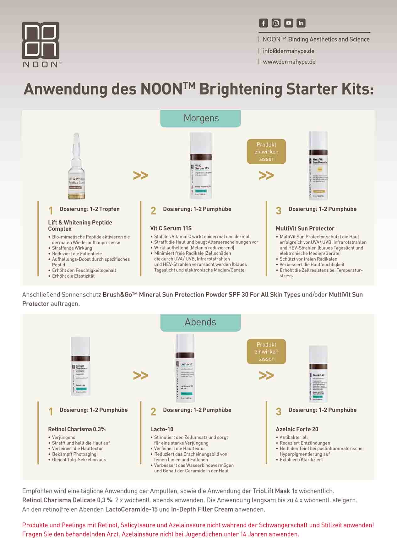 NOON Brightening Starter Kit page 4 | Yuliskin Kosmetik Studio