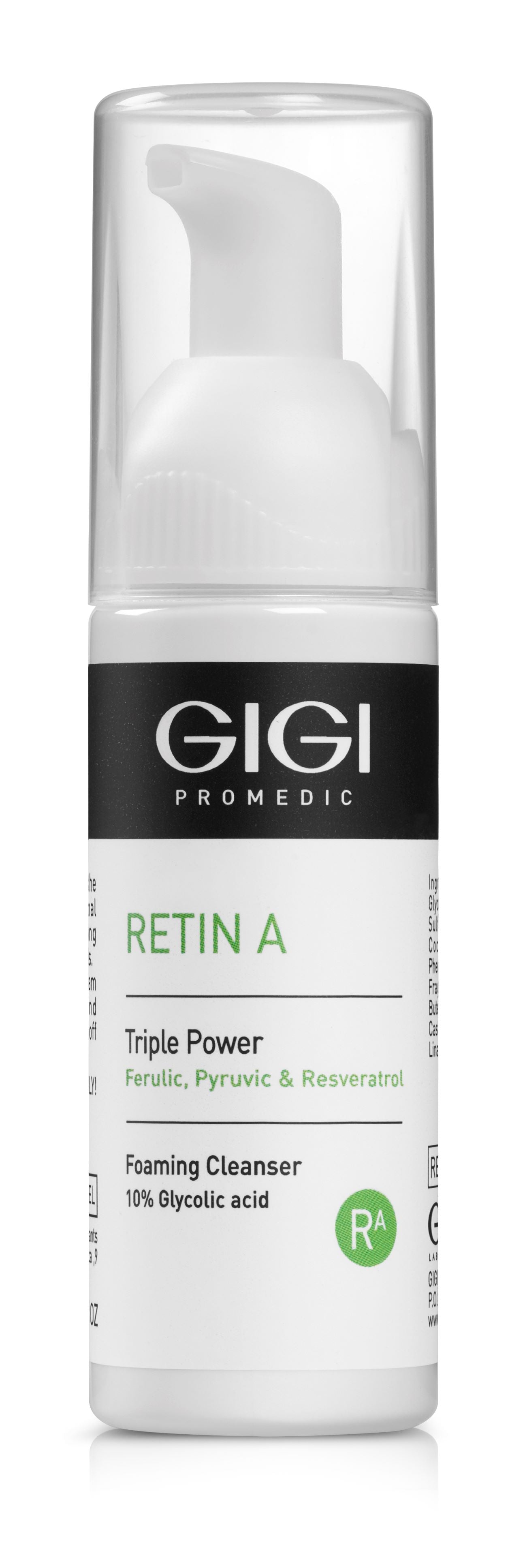 GIGI Retin A Foaming Cleanser 10% Glycolic Acid