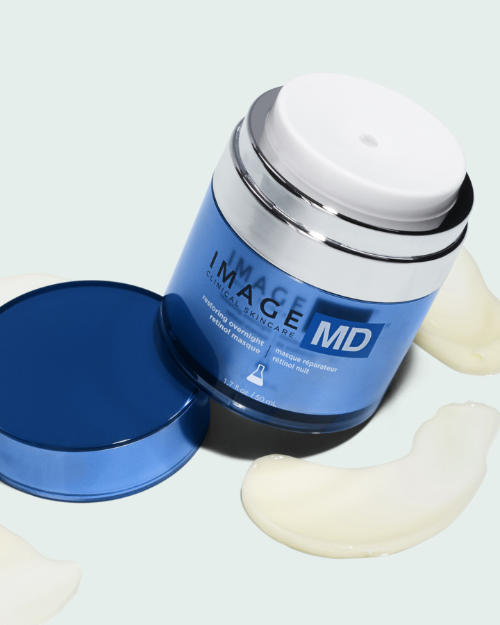 IMAGE MD restoring overnight retinol masque opened