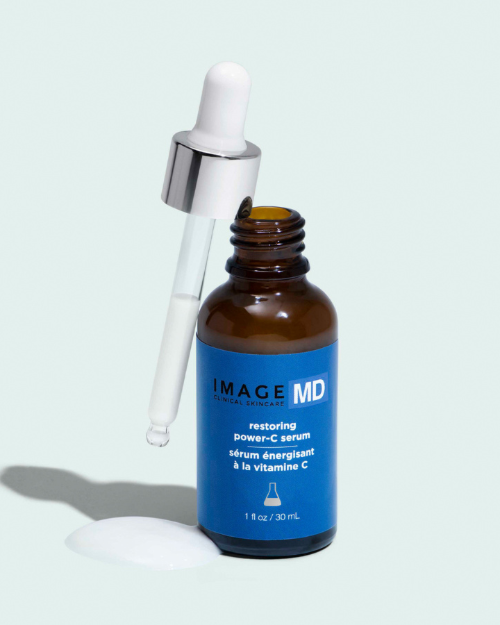 IMAGE MD restoring power-C serum opened box