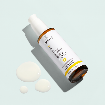 IMAGE Skincare PREVENTION+ sun serum with a sample
