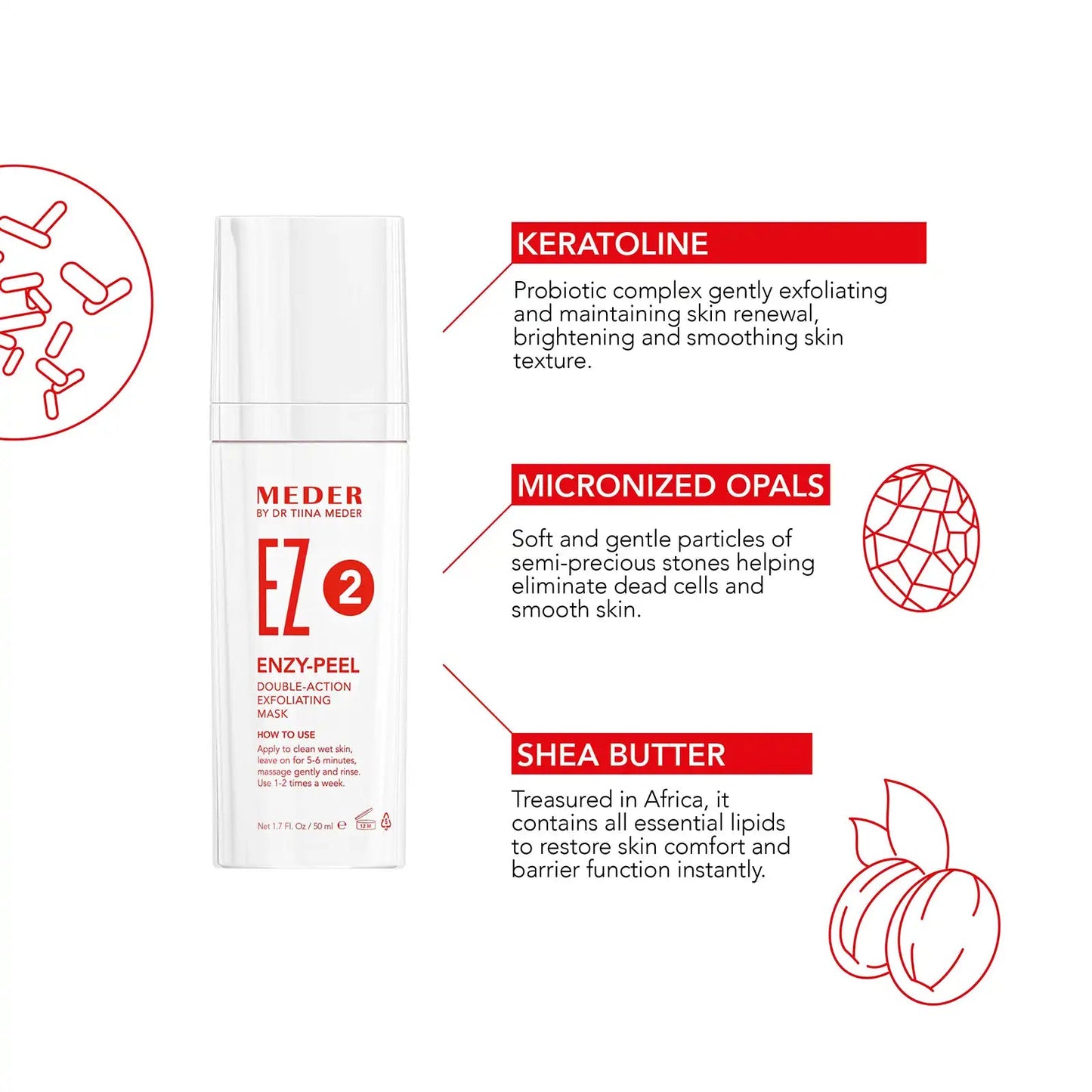 MEDER Enzy-Peel enzyme peel mask with papaya enzymes

