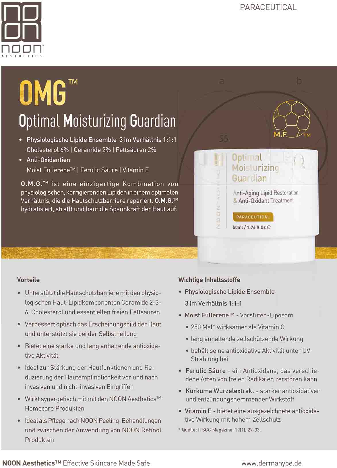 Optimal Moisturizing Guardian Leaflet | Yuliskin