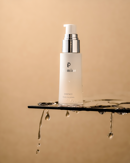 Plamine Essence serum bottle, 30 ml, front view