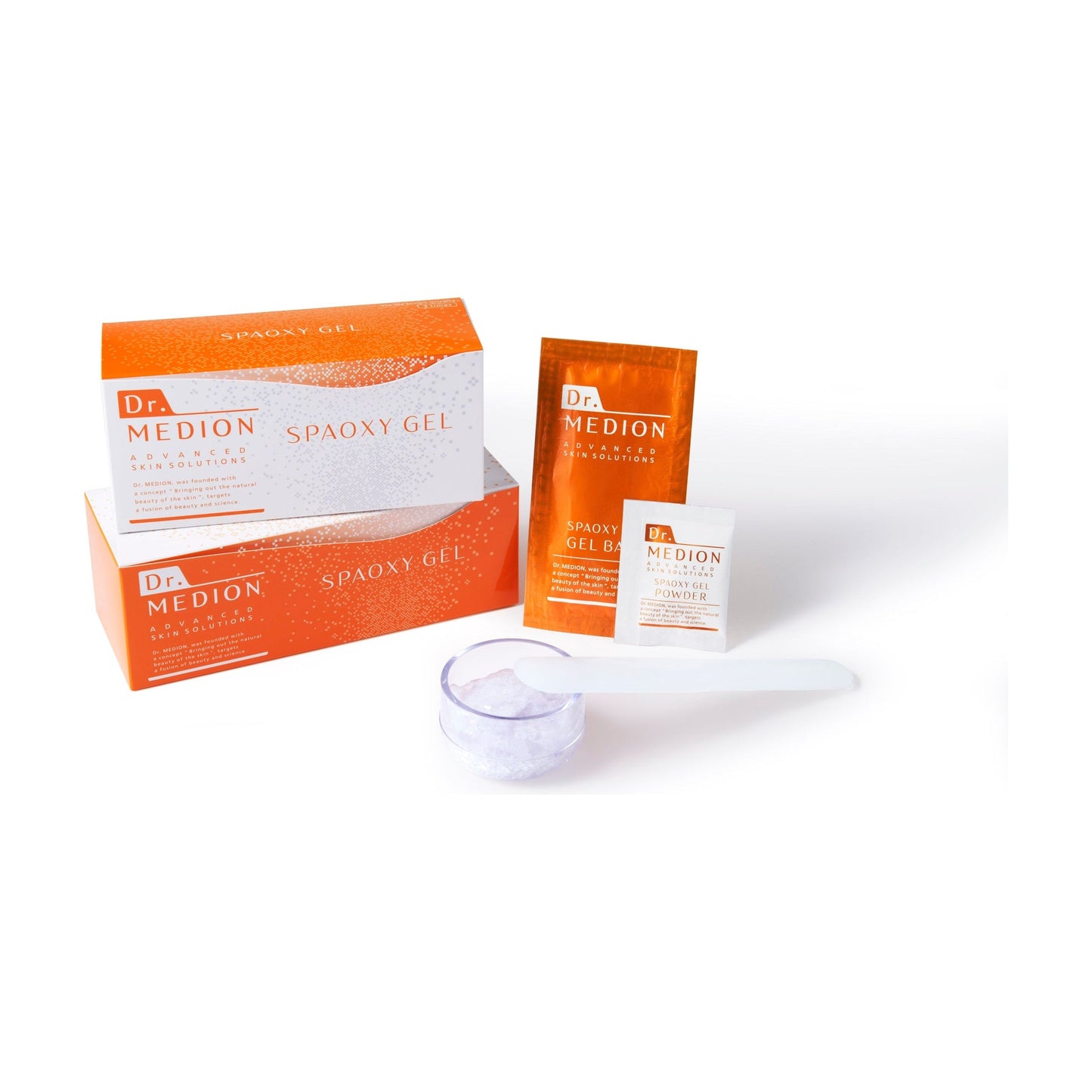 Dr. Medion Carbonated Mask Spaoxy Gel individual treatment sachets with fresh gel