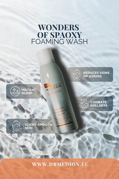 Gentle CO₂ facial cleanser by Dr. Medion displayed