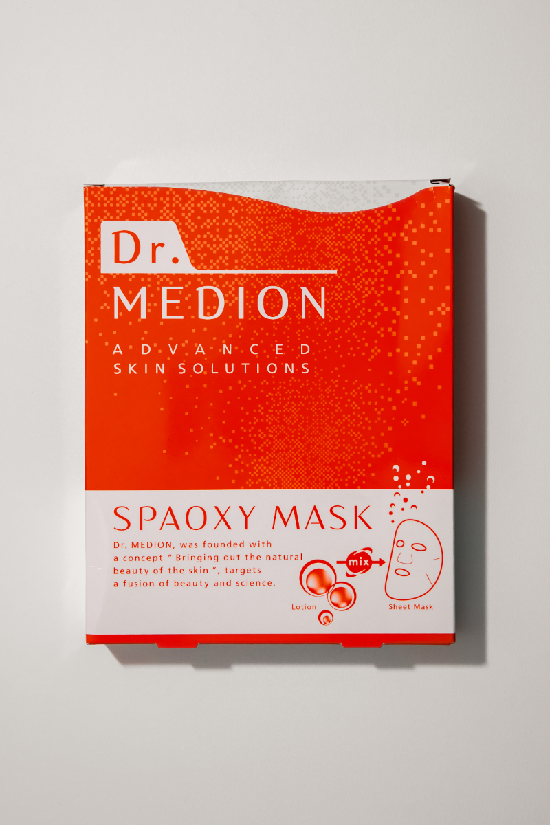 Dr. Medion Spaoxy Mask – carbonated sheet mask for glowing skin