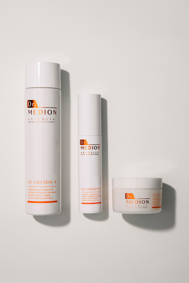 Dr. Medion VC Lotion+ skincare products set