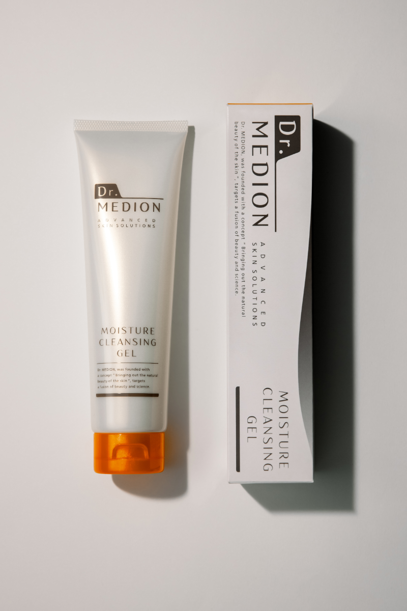 Dr. Medion Moisture Cleansing Gel tube with packaging on white background