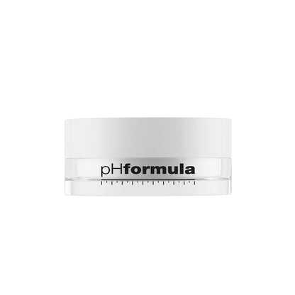 Image of phFormula EYE Balm Cleanse, an elegant make-up remover balm. The balm gently dissolves makeup and impurities, leaving the skin around the eyes feeling refreshed and nourished. It comes in a sleek, modern jar, perfect for incorporating into your daily skincare regimen.