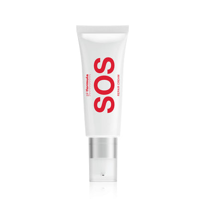 Close-up of phFormula SOS Repair Cream jar no box