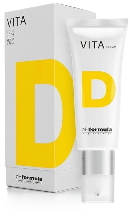 phFormula VITA D 24 Hour Cream with packaging – boost hydration and skin health