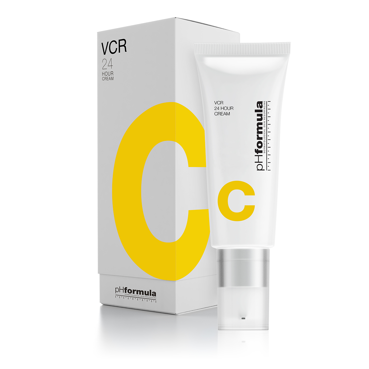 pHformula VCR 24 Hour Cream with packaging – professional vitamin C face cream