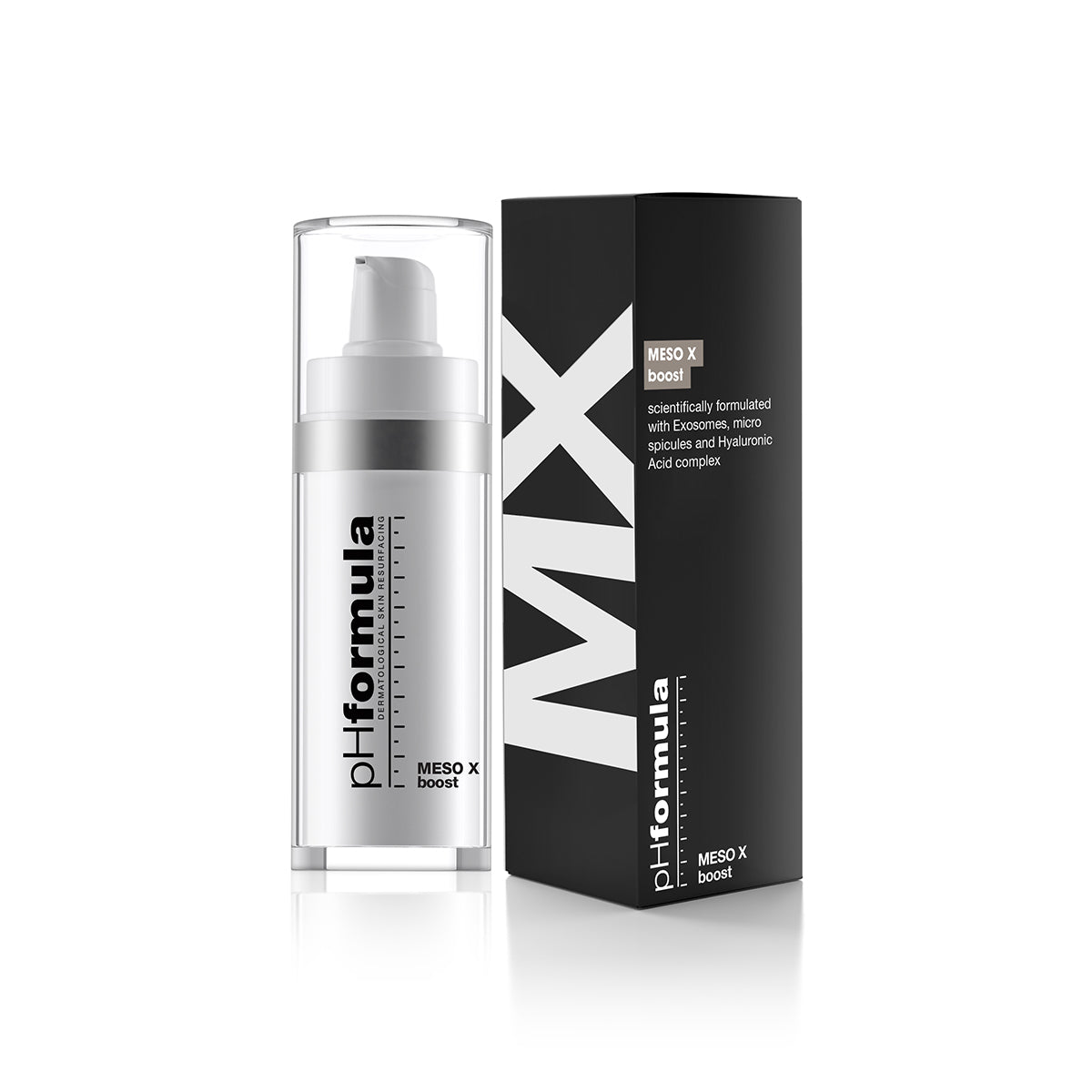 pHformula MESO X boost airless pump bottle – advanced skin regeneration booster