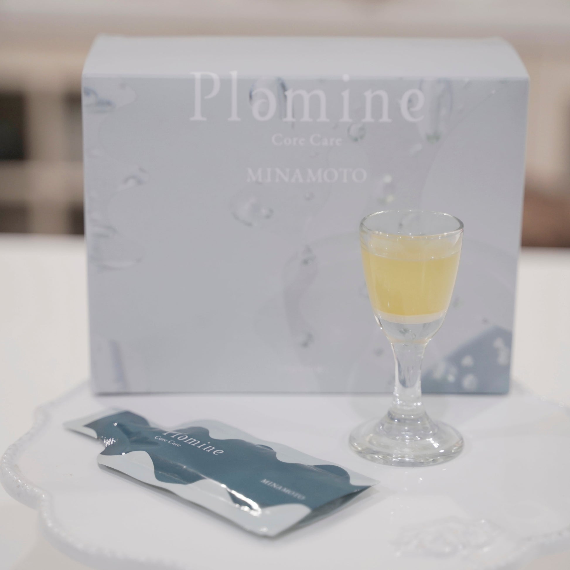 Plamine Core Care MINAMOTO packaging detail showing watermelon branding
