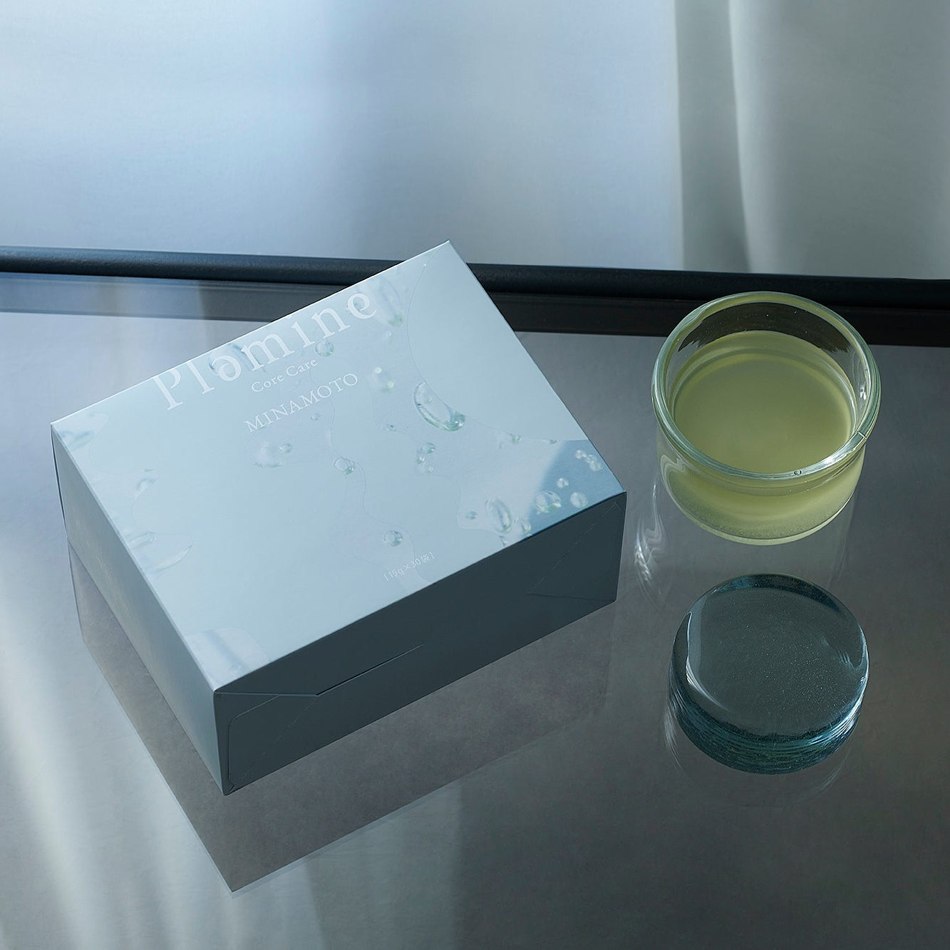 Plamine Core Care MINAMOTO sachet held next to product box