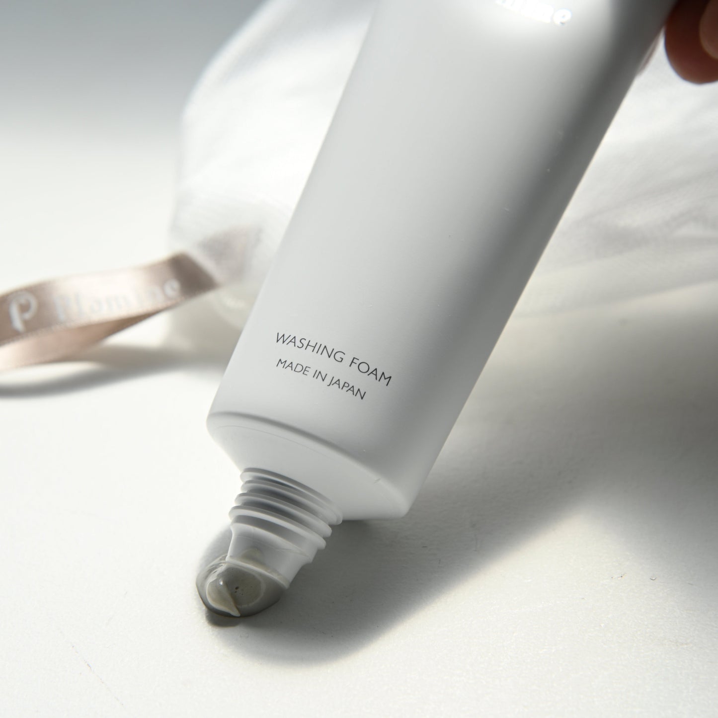 Plamine Washing Foam facial cleanser with creamy foam texture