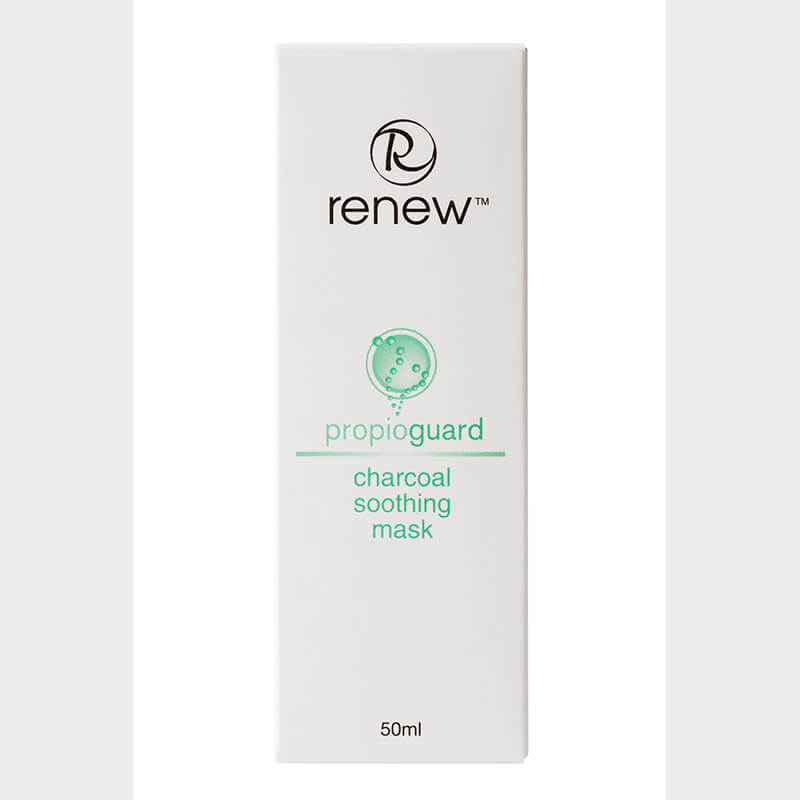Renew mask with charcoal and botanicals – for acne-prone skin