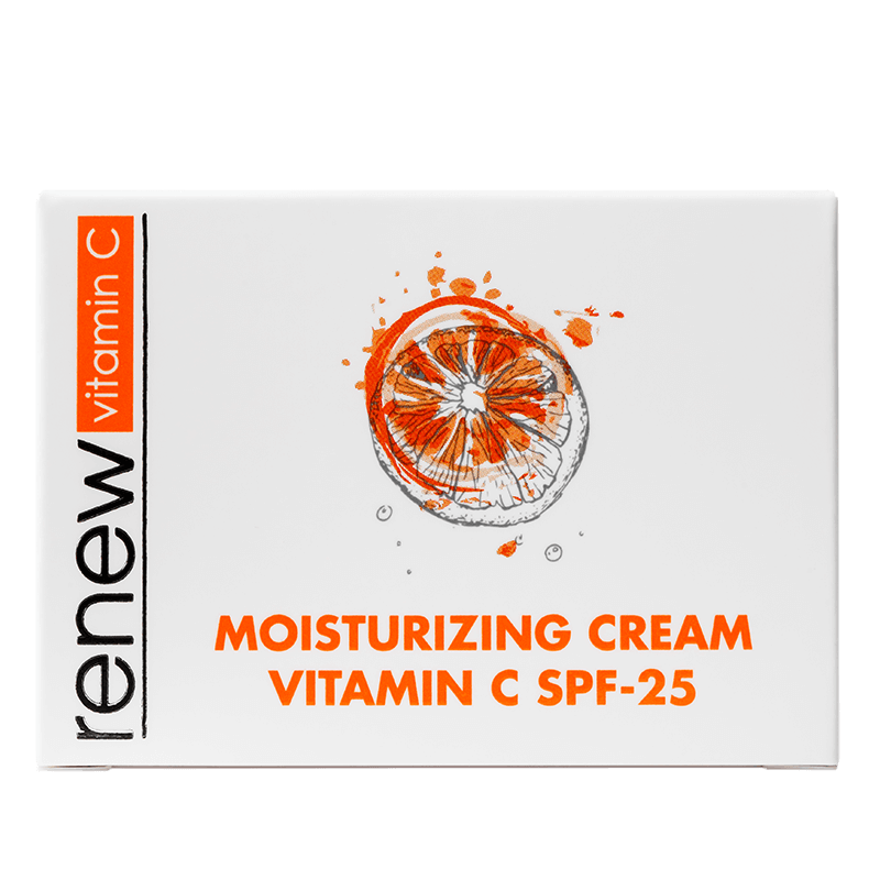 Renew Moisturizing Cream Vitamin C SPF-25 in elegant packaging