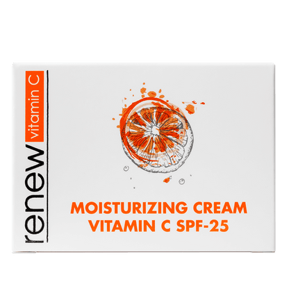 Renew Moisturizing Cream Vitamin C SPF-25 in elegant packaging