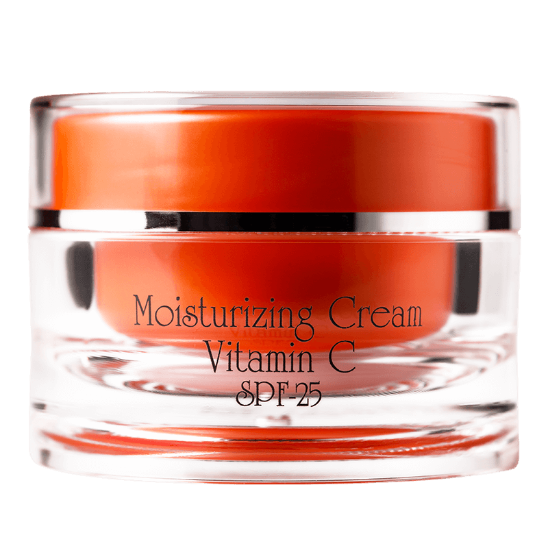 Close-up of Renew Moisturizing Cream Vitamin C SPF-25 jar