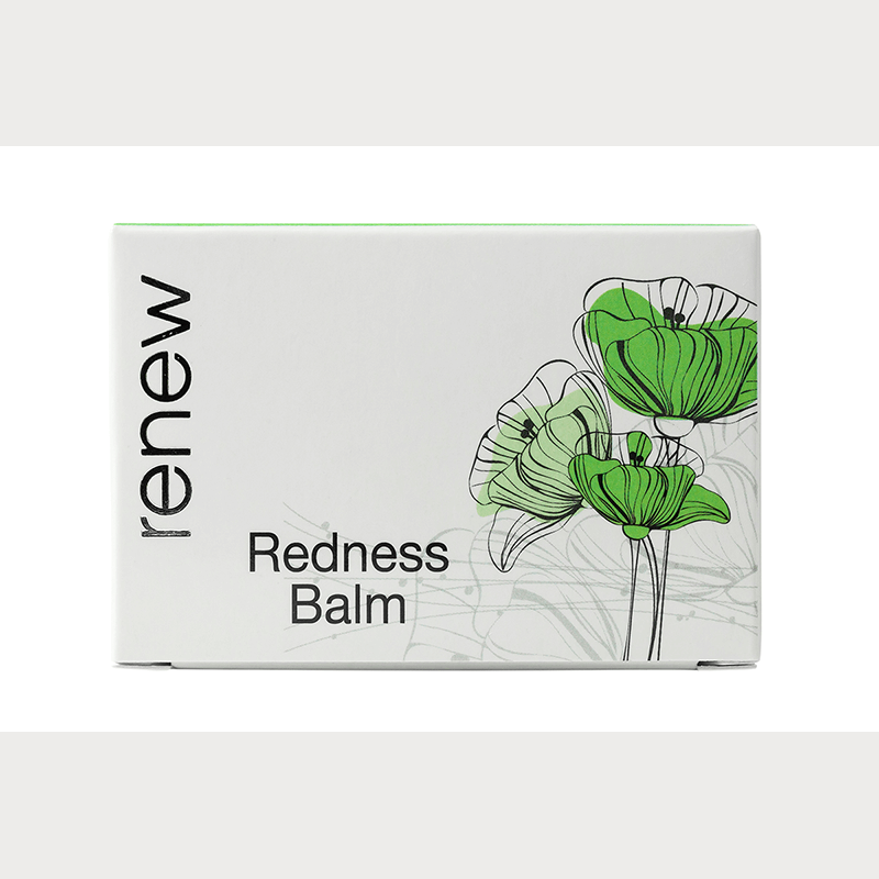 Renew Redness Balm in eleganter Verpackung für empfindliche Haut