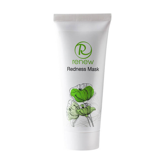 Close-up of Renew Redness Mask jar – anti-redness treatment