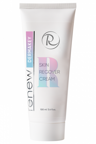 Close-up of Renew Skin Recover Cream, soothing skincare for sensitive skin