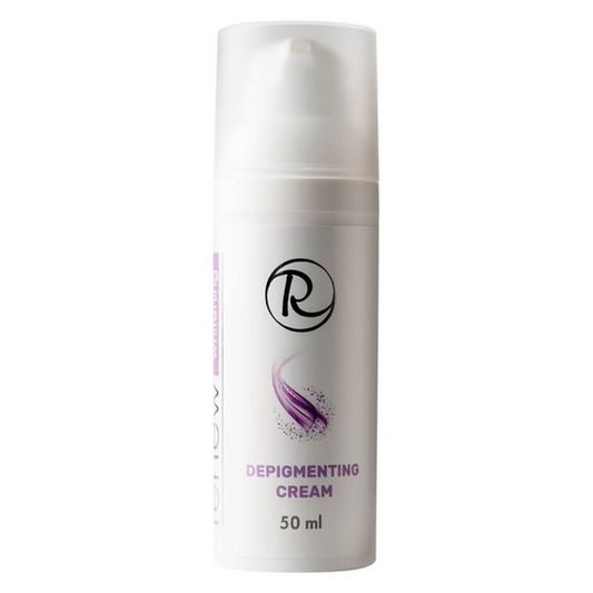 Renew Depigmenting Cream – Side View of Product Tube