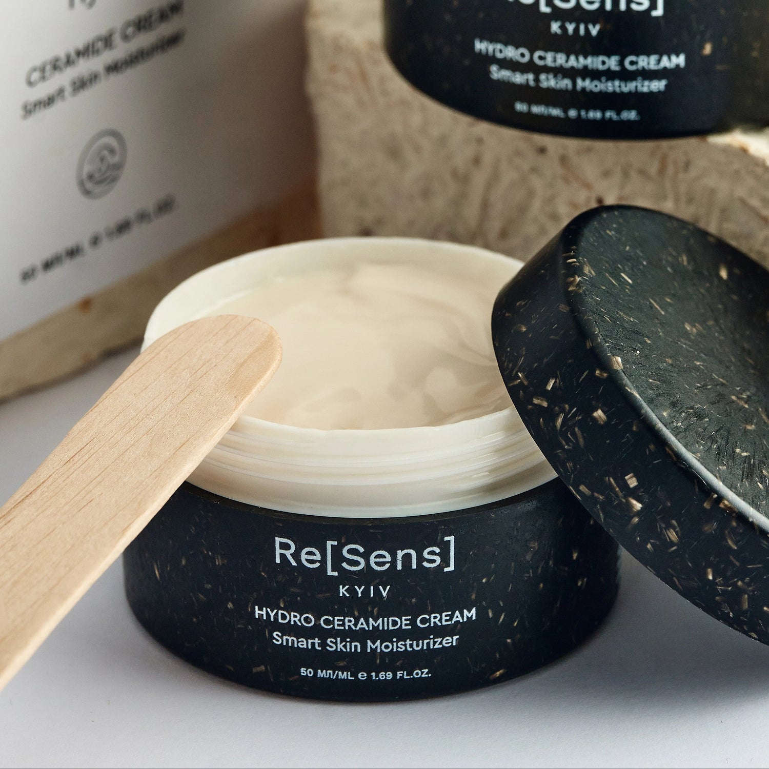 Resens Ceramid Creme Verpackung – nachhaltige Sulapac Verpackung