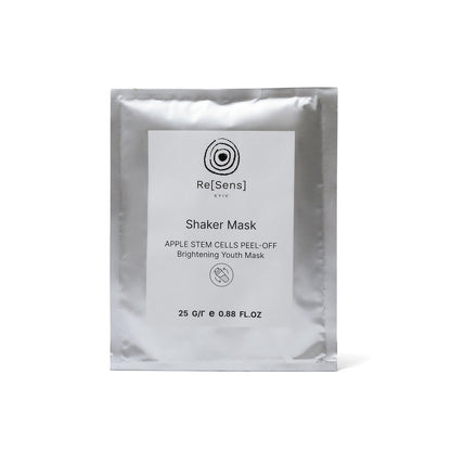 Re[Sens] Apple Stem Cells Peel-Off Shaker Mask 25 g single-dose sachet, front of pack