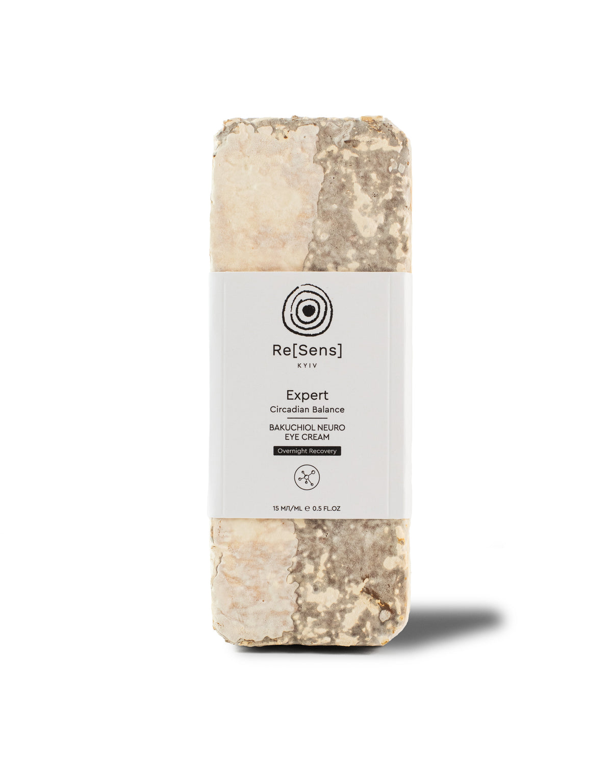 Re[Sens] Bakuchiol Neuro Eye Cream 15 ml in biodegradable mycelium outer packaging