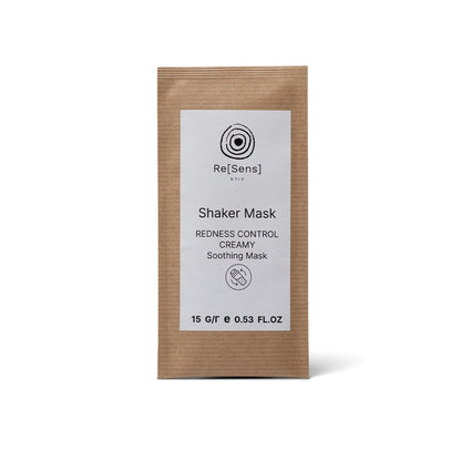 Re[Sens] Redness Control Creamy Shaker Mask 15 g single-dose sachet, front of pack